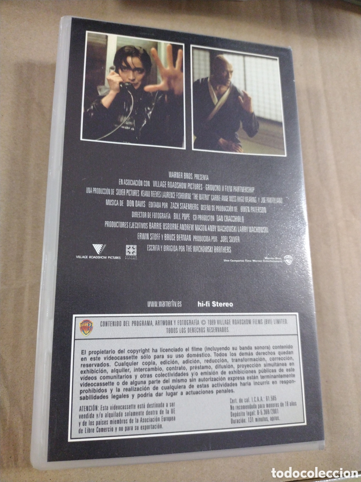Cine: Matrix. Keanu Reeves. VHS - Foto 2