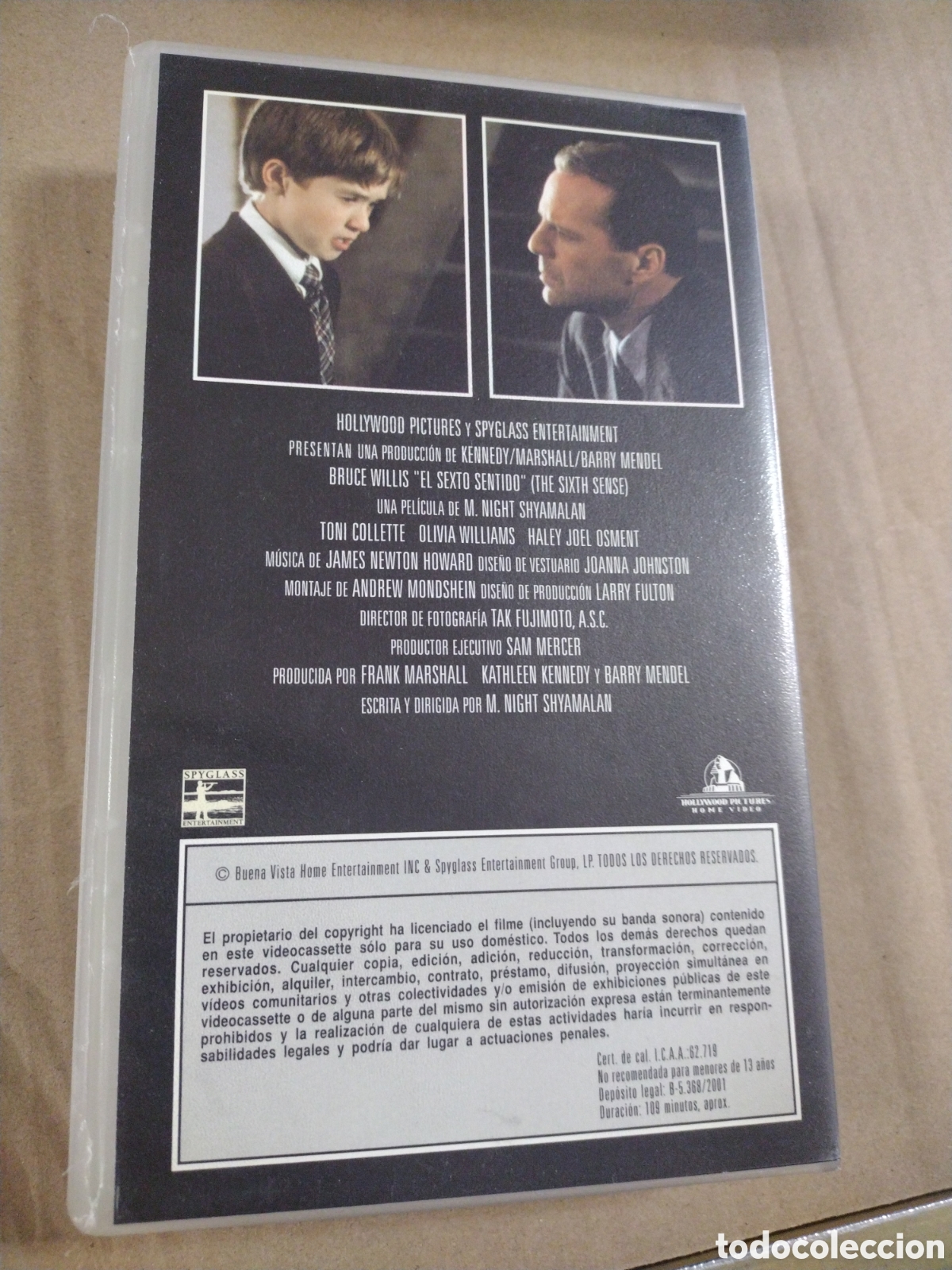 Cine: El sexto sentido. Bruce Willis. VHS - Foto 2