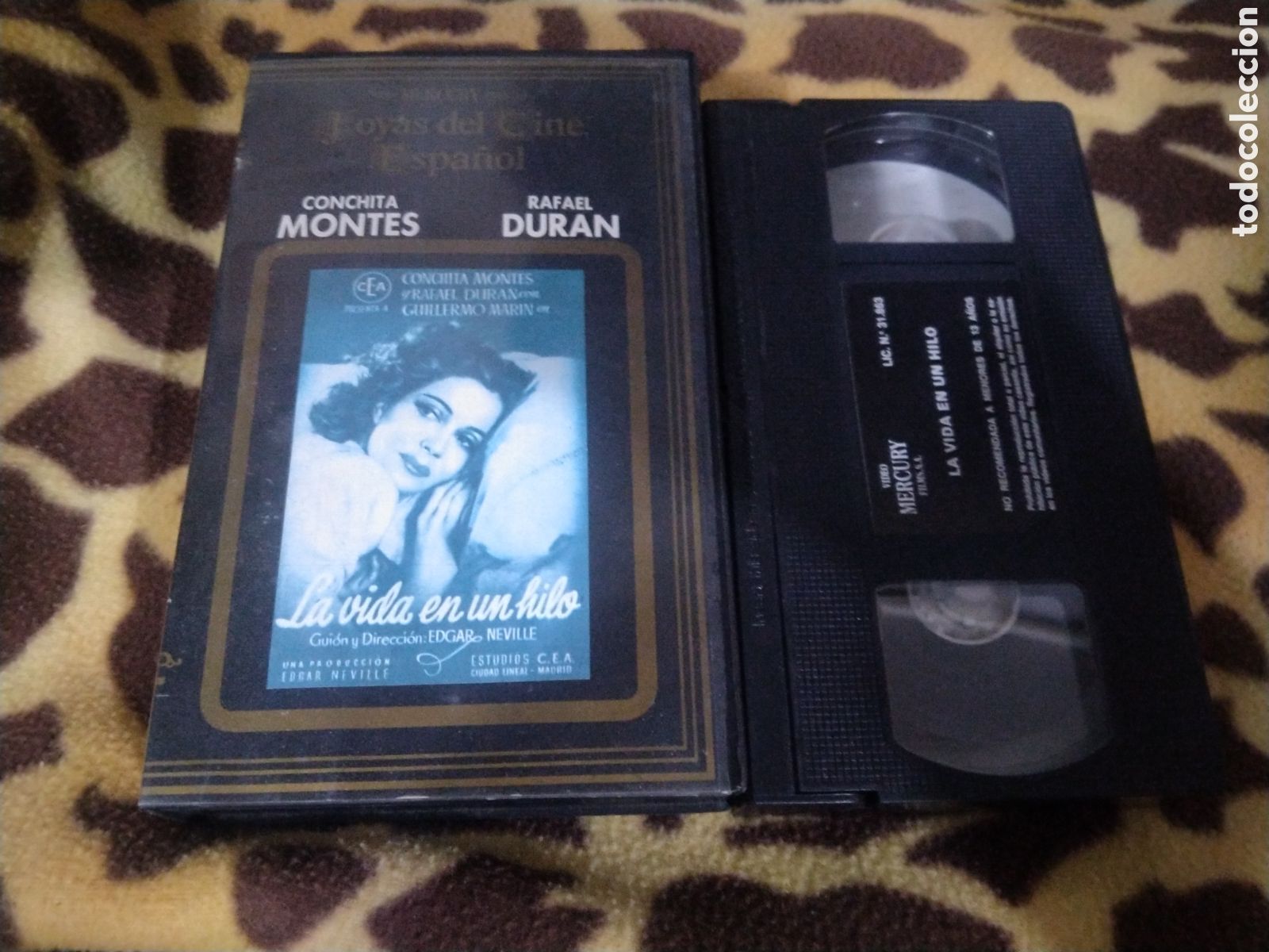 Cine: VHS- La vida en un hilo- Conchita Montes Edgar Neville- &Uacute;nico VHS- Joyas del cine espa&ntilde;ol