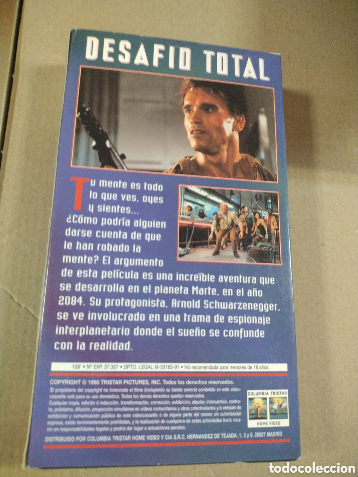 Cine: Desafio Total. Schwarzenegger. VHS - Foto 2