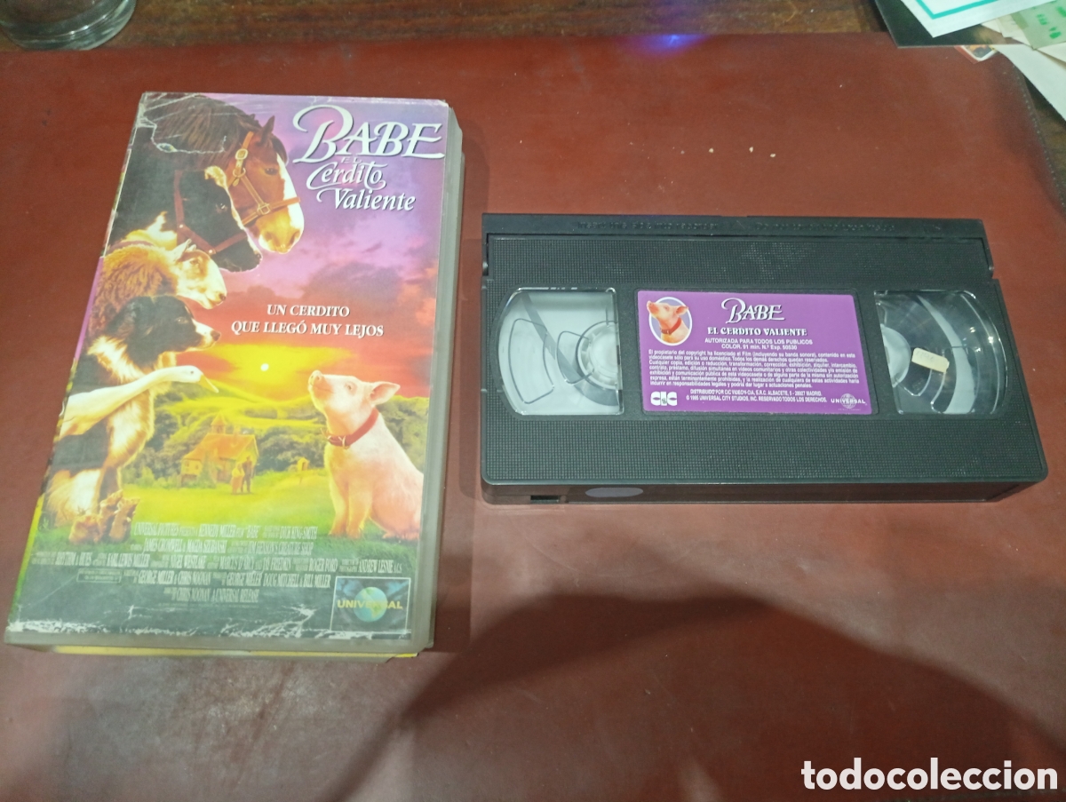 Cine: VHS babe el cerdito valiente - Foto 1