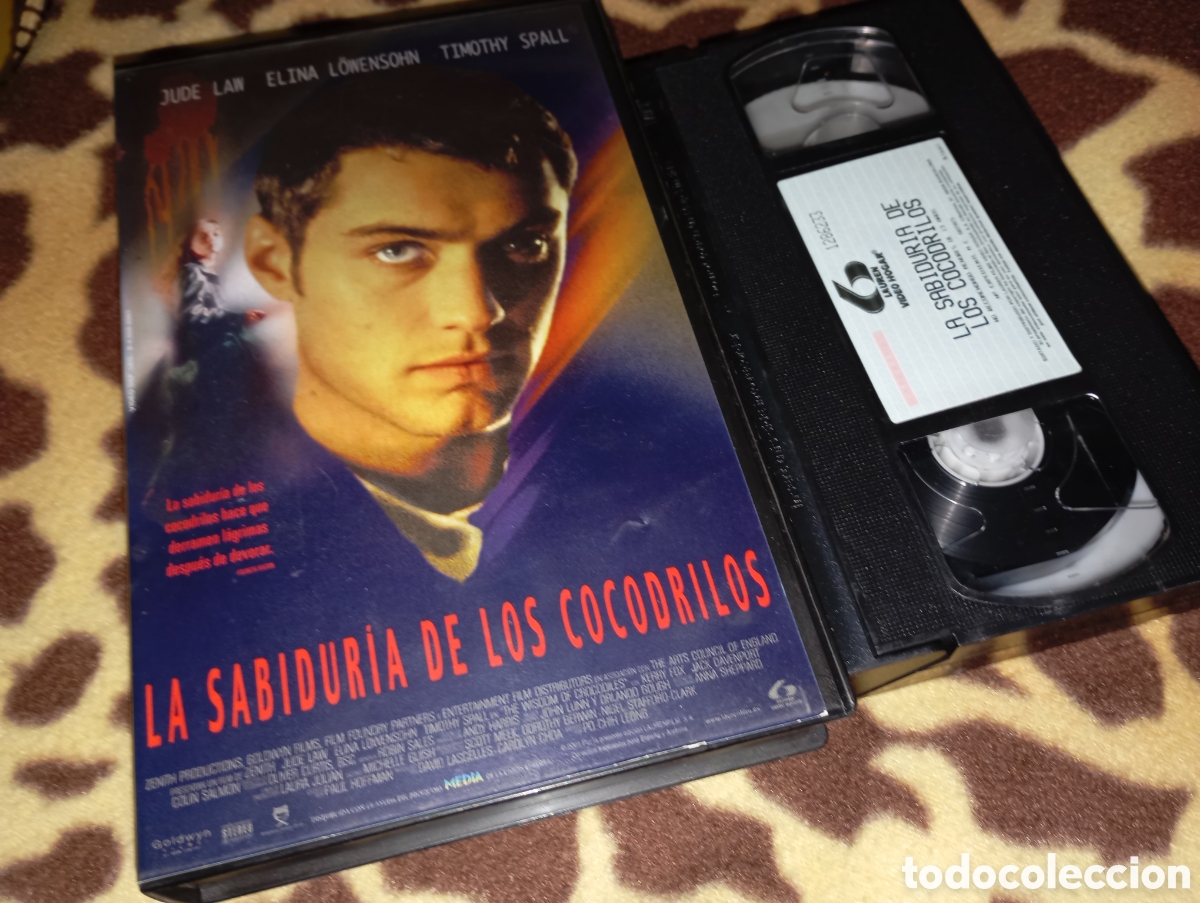 Cine: La sabidur&iacute;a de los cocodrilos - vhs- caja grande