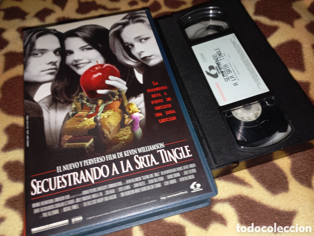 Cine: Secuestrando a la Srta tingle- vhs- caja grande