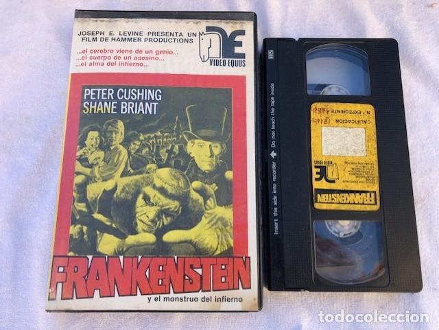 Cine: FRANKENSTEIN Y EL MONSTRUO DEL INFIERNO / PETER CUSHING / VHS - Foto 1