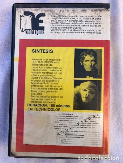 Cine: FRANKENSTEIN Y EL MONSTRUO DEL INFIERNO / PETER CUSHING / VHS - Foto 2