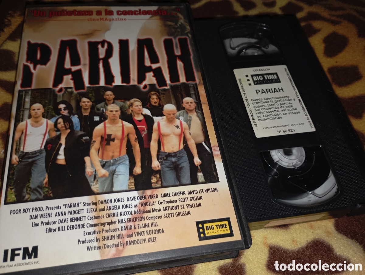 Cine: Pariah- vhs- caja grande - skin heads