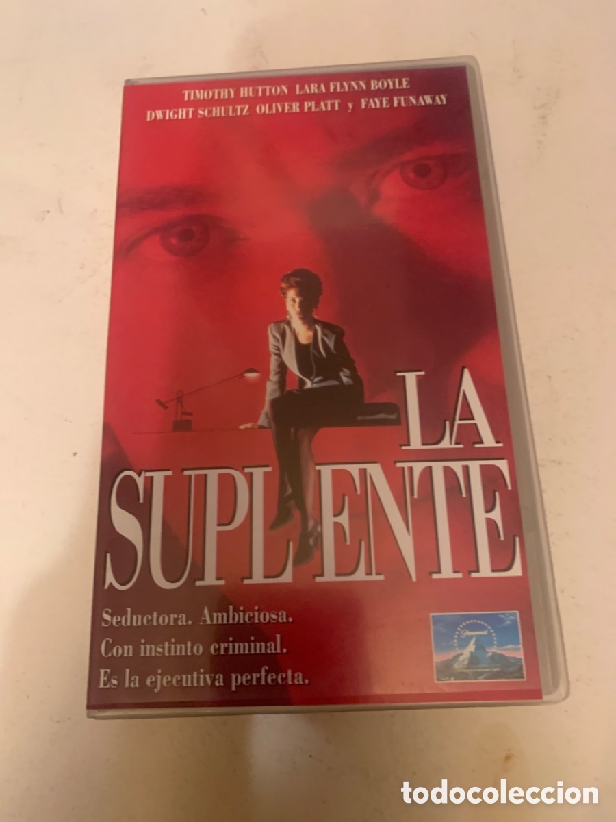 Cine: La suplente vhs terror vhs raro