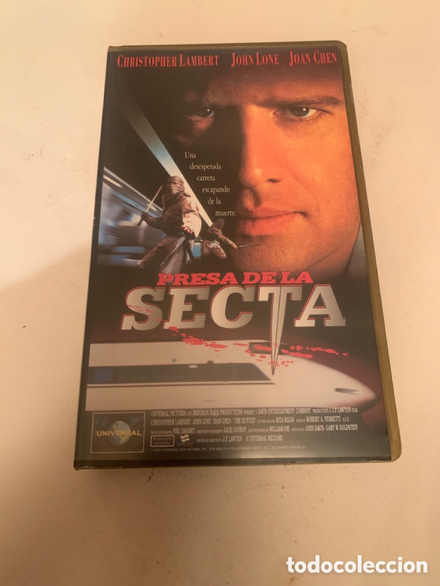 Cine: Vhs presa de la secta lambert misterio terror vhs raro