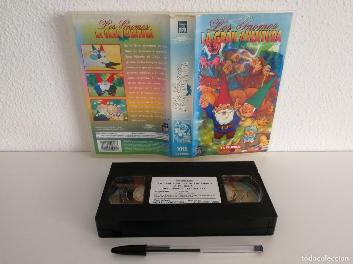 Cine: VHS ORIGINAL - La gran aventura de los Gnomos - ANIMACION - DIBUJOS ANIMADOS - LA PELICULA