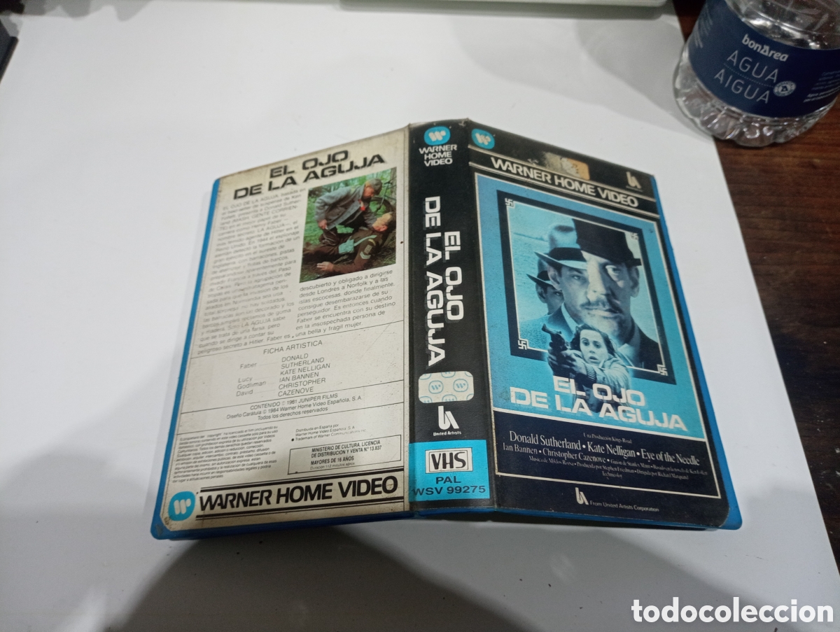 Cine: VHS Warner EL OJO DE LA AGUJA - Foto 2
