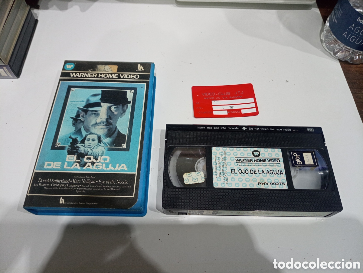 Cine: VHS Warner EL OJO DE LA AGUJA - Foto 1
