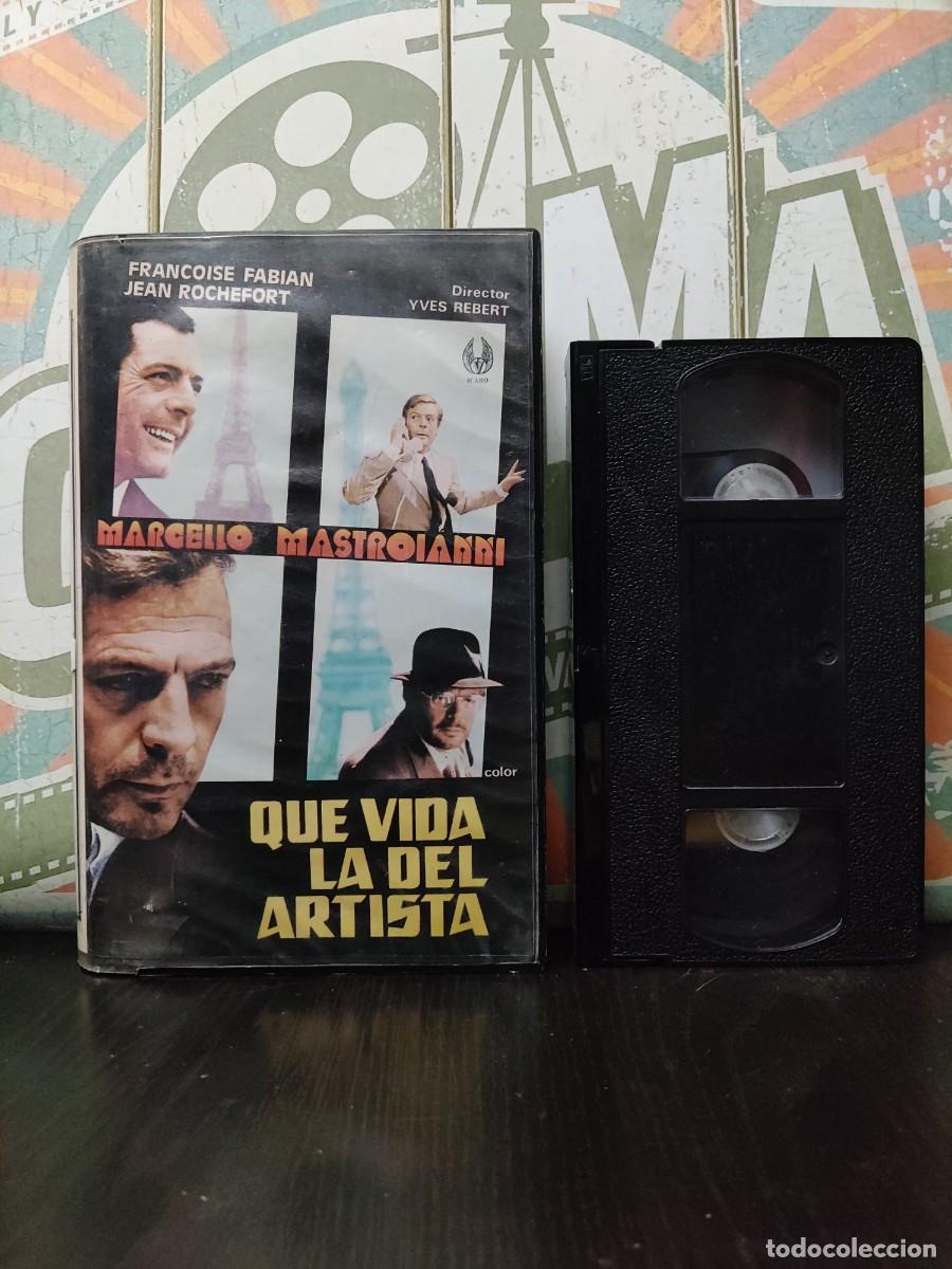 Kino: LJ VHS CG 847 Que vida la del artista - Marcelo Mastroiani, Francois Fabi&aacute;n, Jean Rachesort
