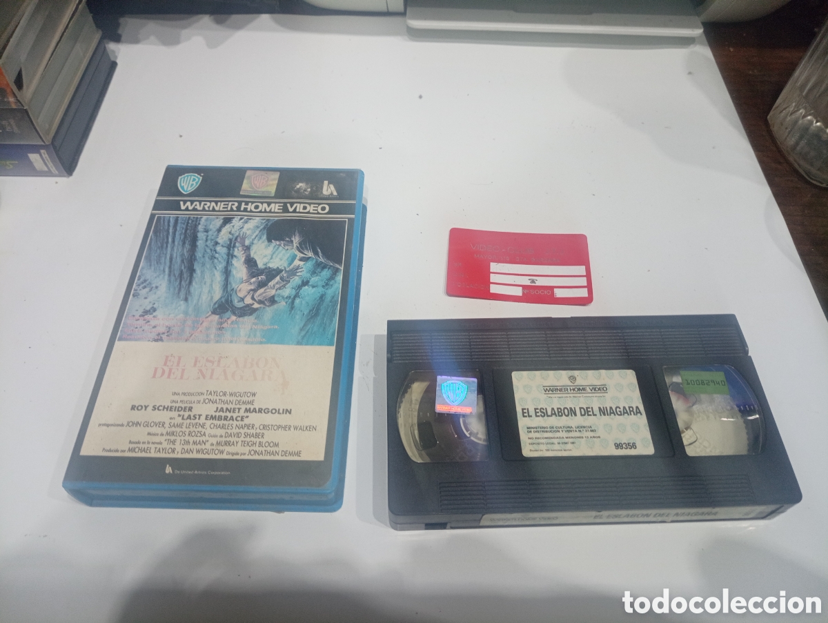 Cine: VHS Warner EL ESLABON DEL NIAGARA - Foto 1