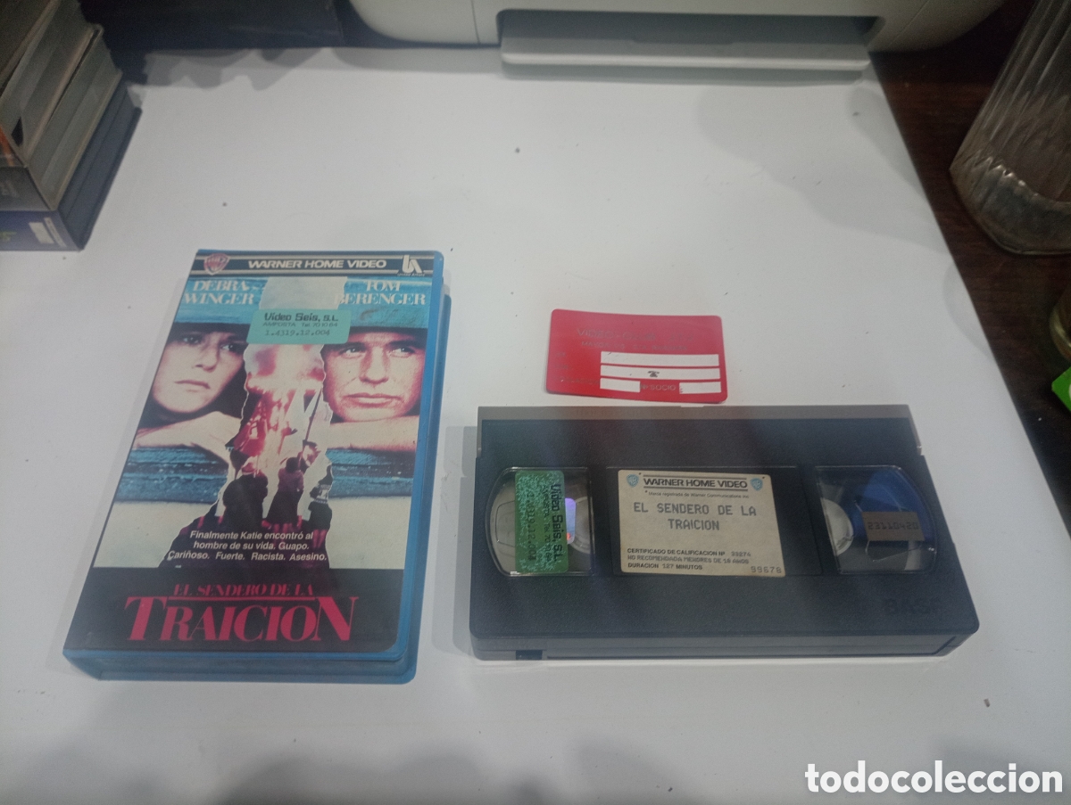 Cine: VHS Warner EL SENDERO DE LA TRAICION - Foto 1