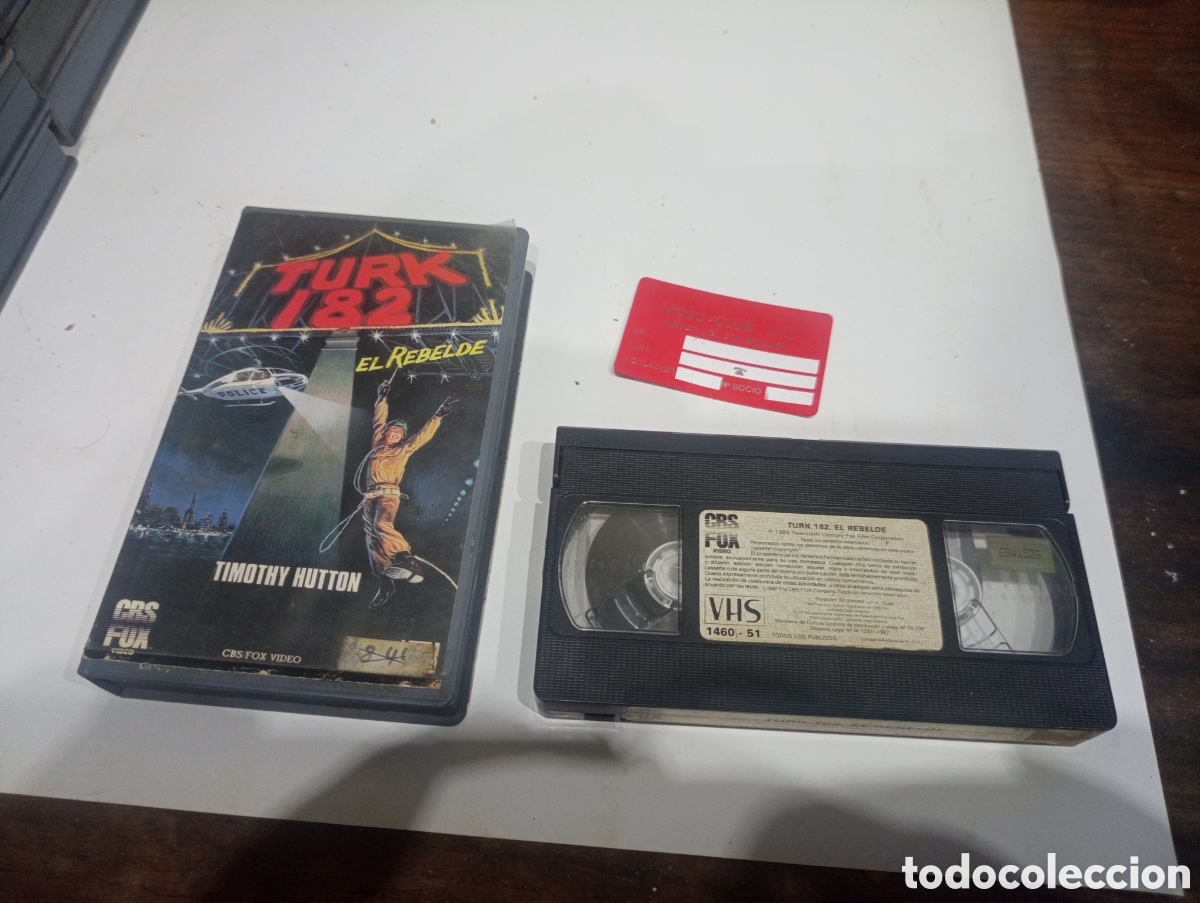 Cine: VHS FOX TURK 182 EL REBELDE - Foto 1