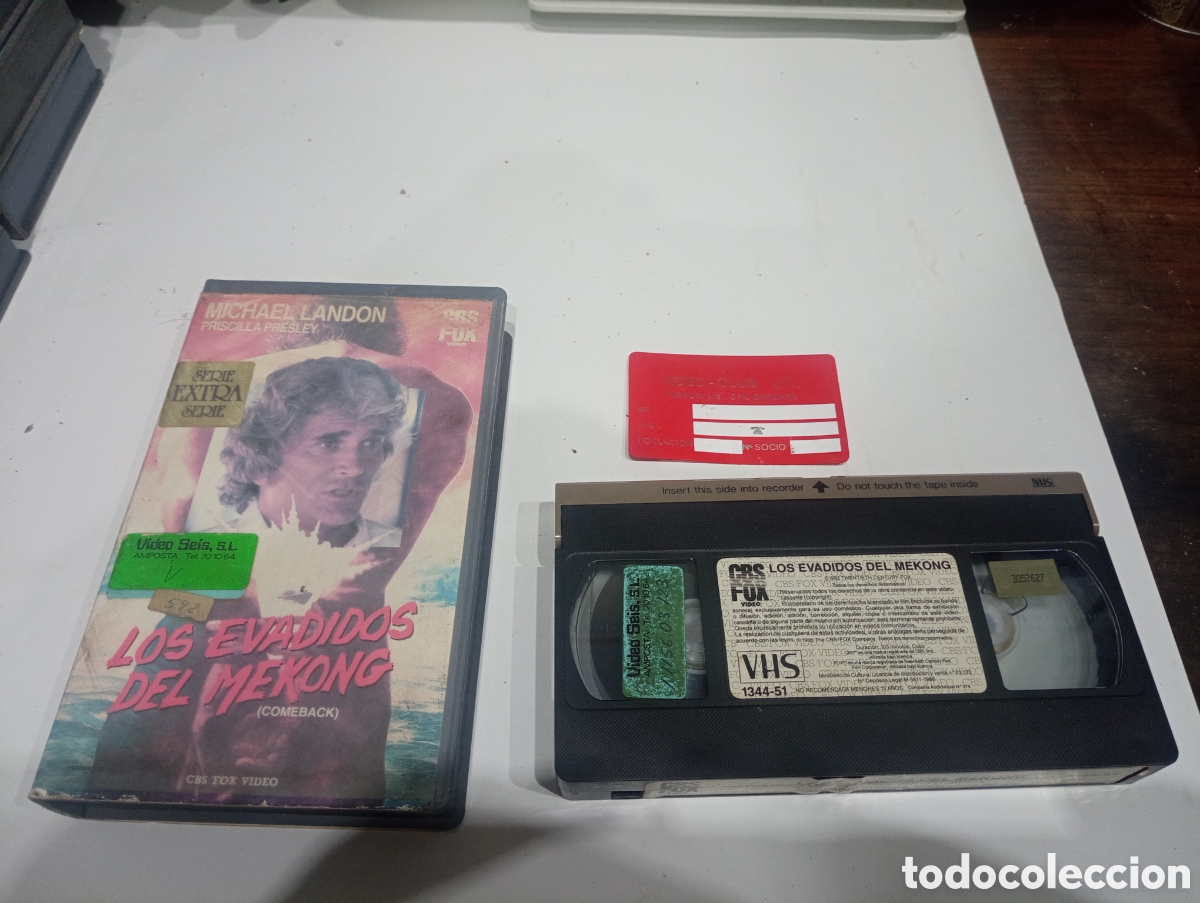 Cine: VHS FOX LOS EVADIDOS DEL MEKONG - Foto 1
