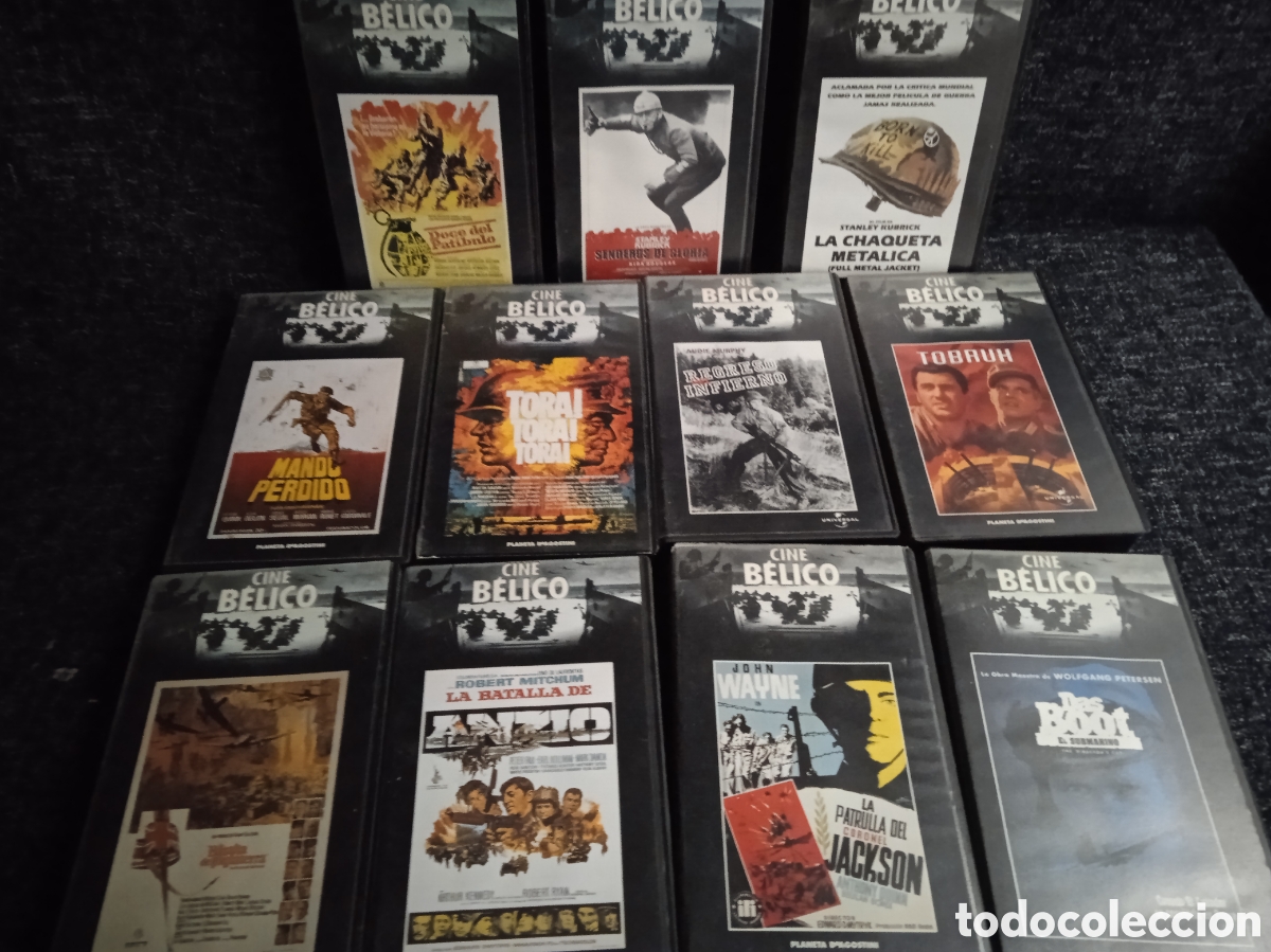 Cine: VHS - VHS BELICO - LOTE DE 14 PELICULAS - VER TITULOS EN FOTOS