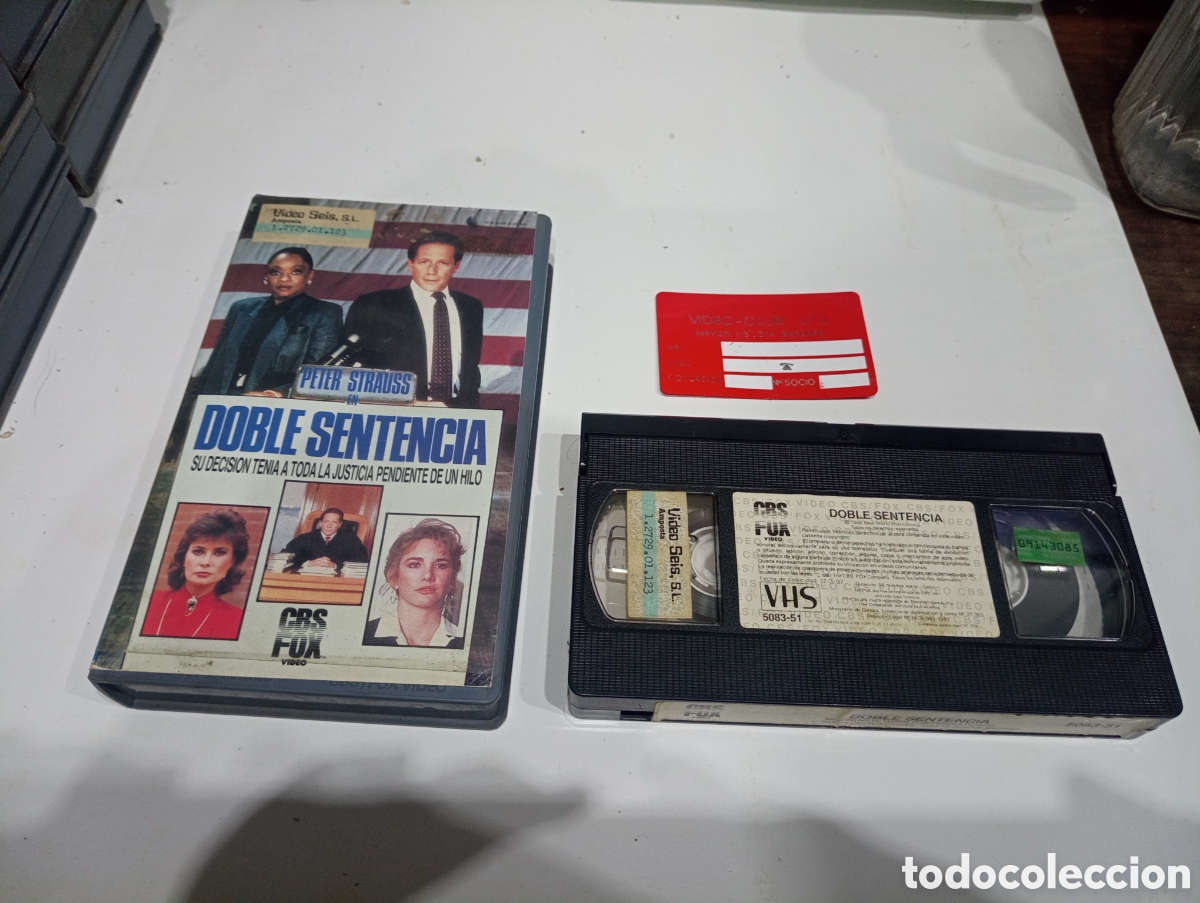 Cine: VHS FOX DOBLE SENTENCIA - Foto 1