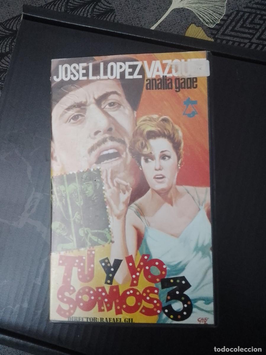 Cin&eacute;ma: T&uacute; y yo somos 3 vhs rrareza a&ntilde;os 80