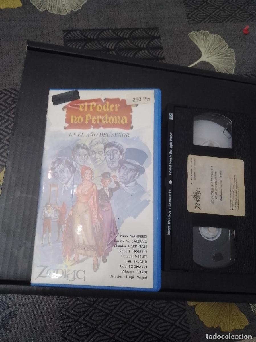 Cin&eacute;ma: El poder no perdona vhs rrareza vhs A&ntilde;os 80