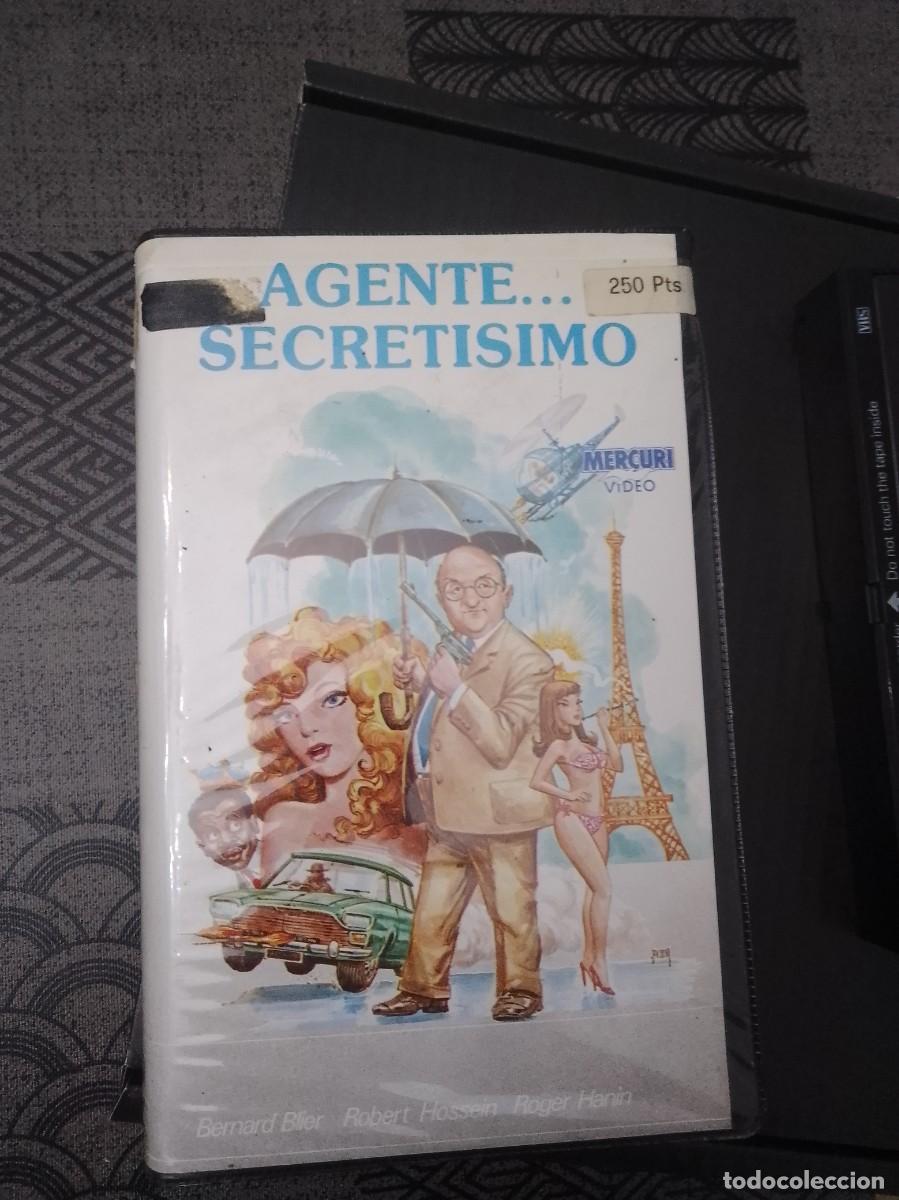 Cin&eacute;ma: Agente secretismo vhs caja grande, rrareza