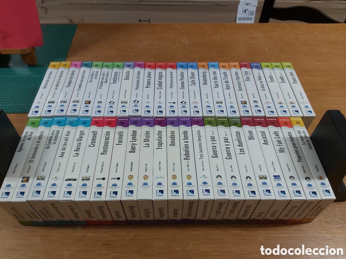 Cine: * LOTE PEL&Iacute;CULAS DE NUESTRA VIDA * 22 PELICULAS VHS EL MUNDO * VER FOTOS TITULOS PRECINTADAS *