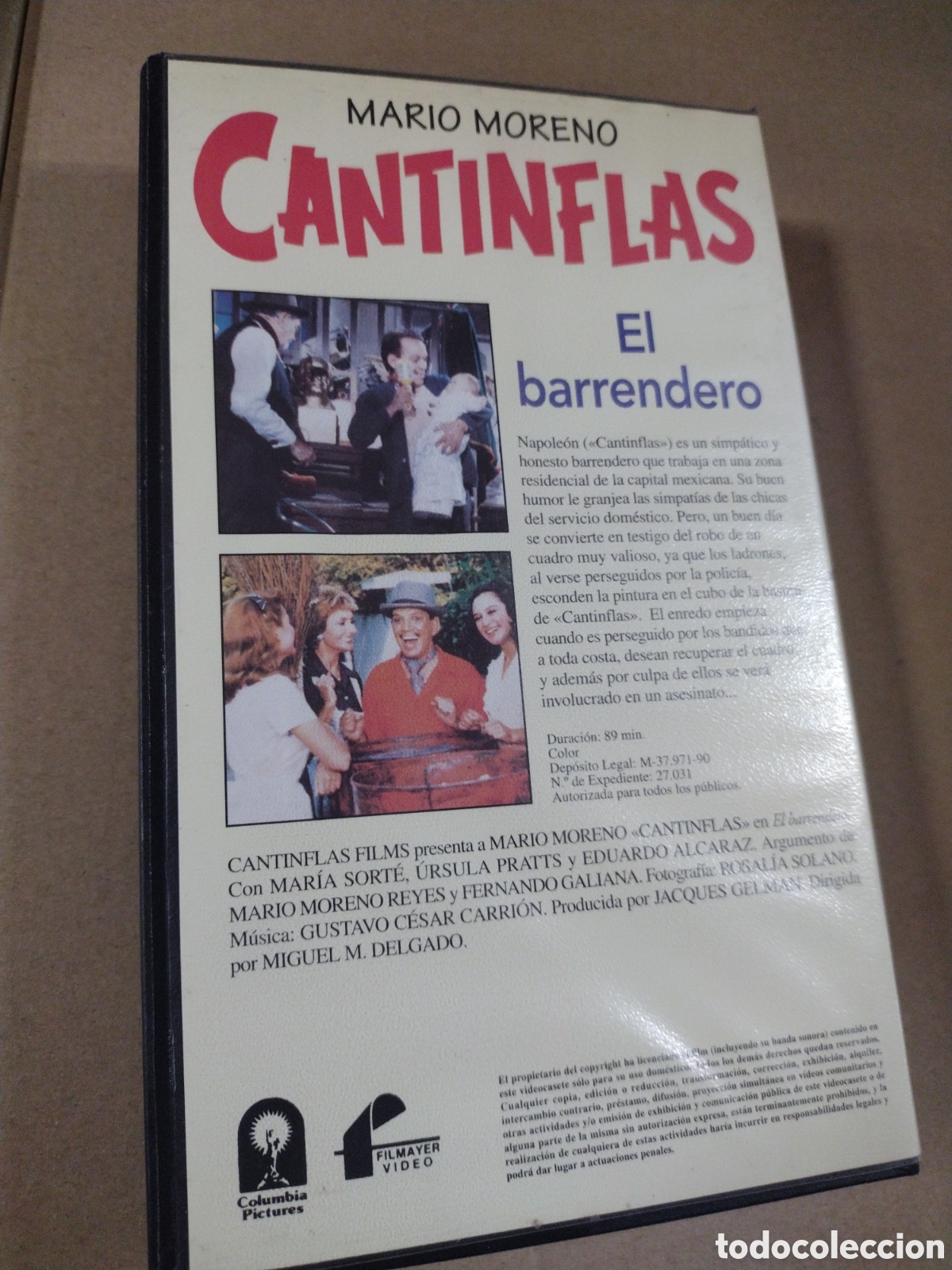 Cine: Cantinflas. El barrendero. VHS. - Foto 2