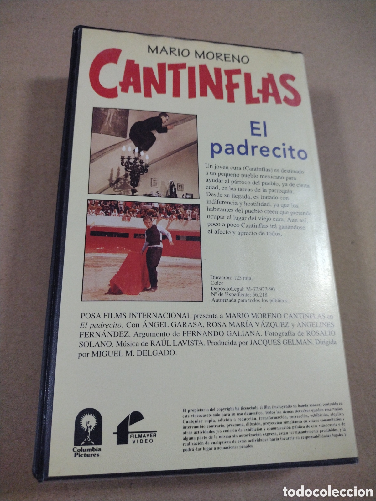 Cine: Cantinflas. El padrecito. VHS. - Foto 2