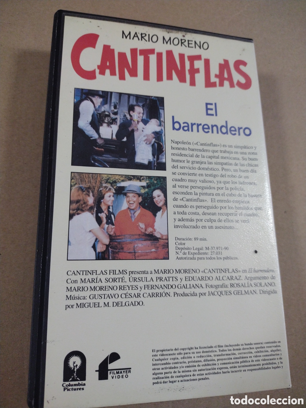 Cine: Cantinflas. El barrendero. VHS. - Foto 2