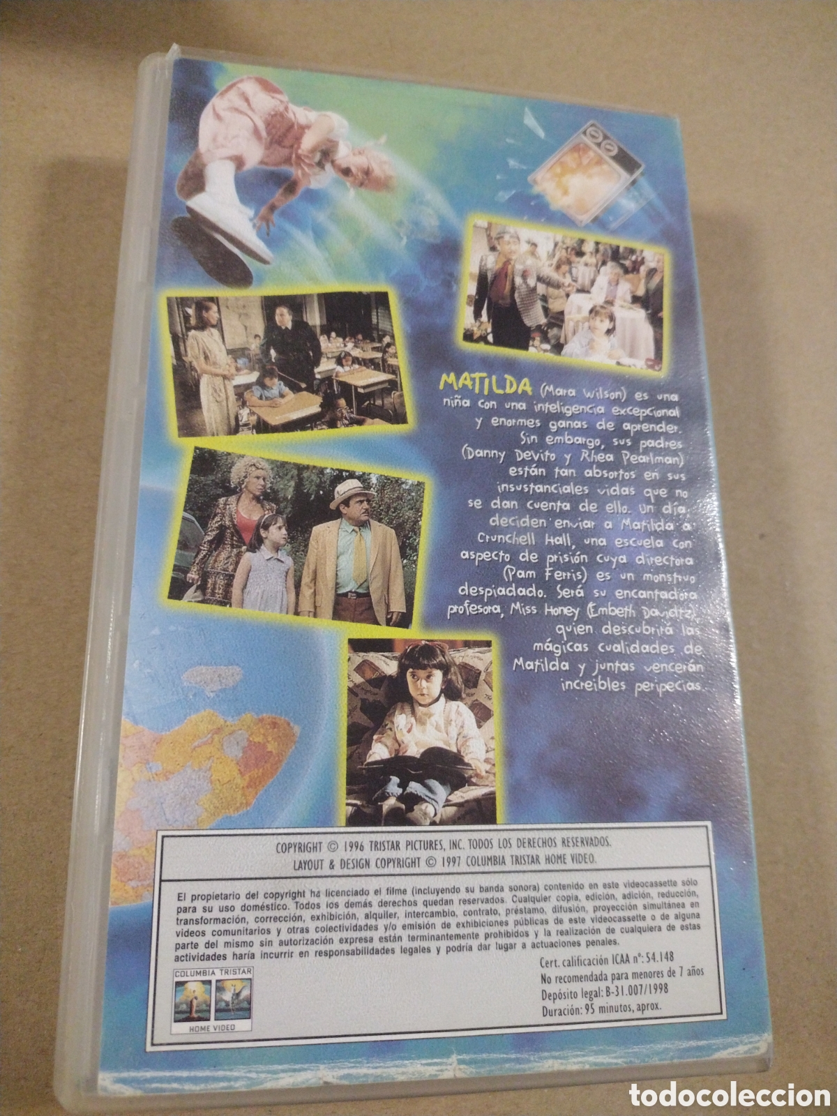 Cine: Matilda. Danny DeVito. VHS. - Foto 2