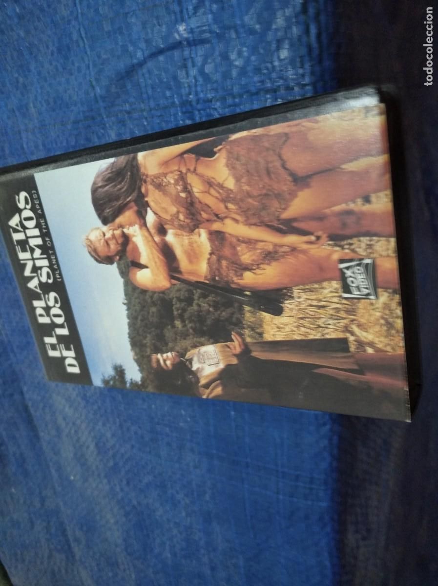 Cine: VHS EL PLANETA DE LOS SIMIOS - Foto 1