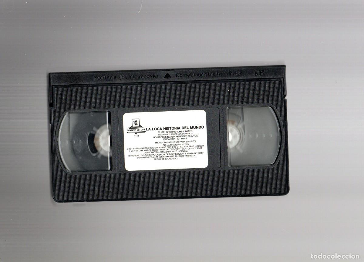 Cine: VHS - SIN CARATULA NI ESTUCHE - LA LOCA HISTORIA DEL MUNDO