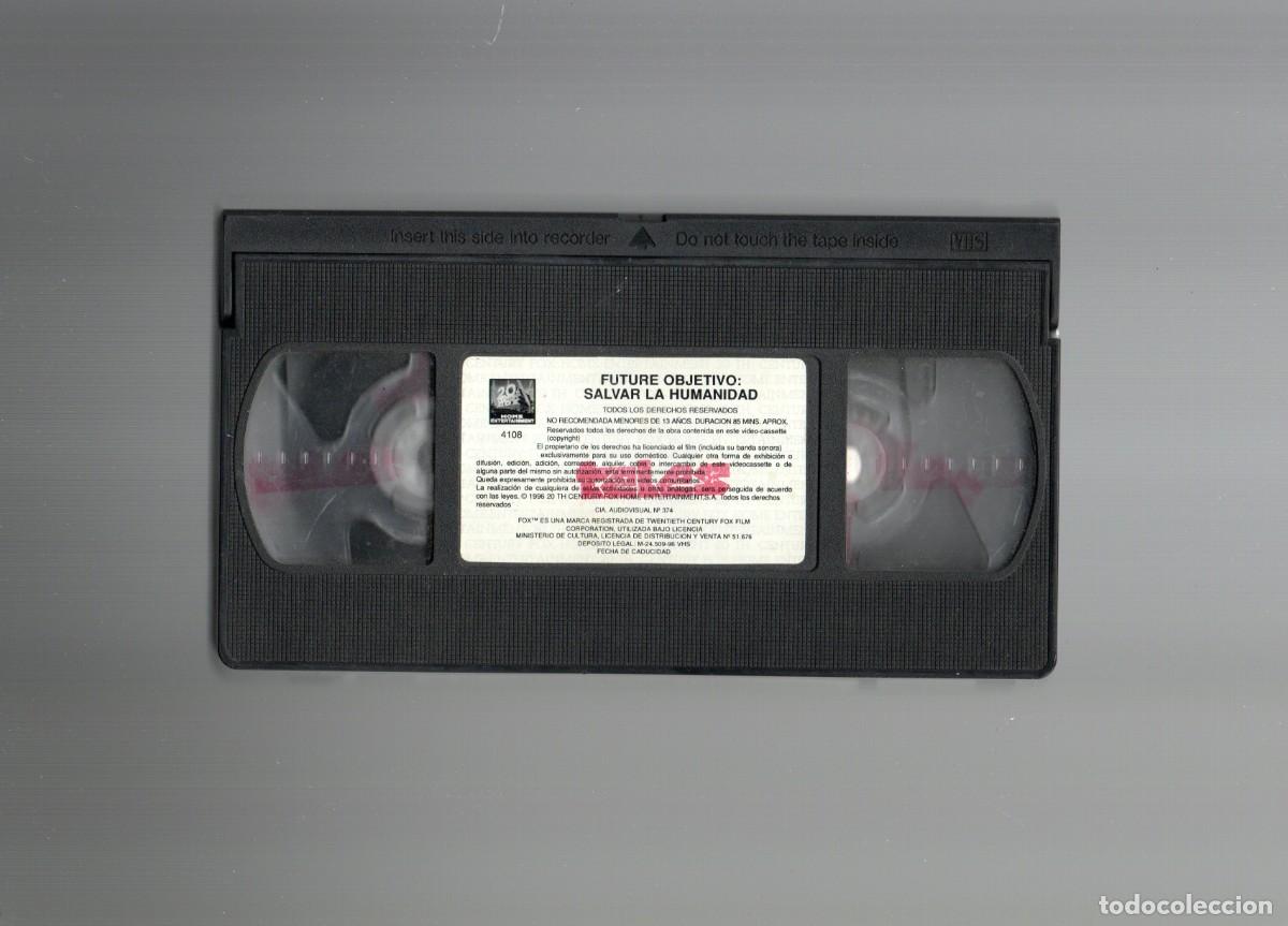 Cine: VHS - SIN CARATULA NI ESTUCHE - FUTURE OBJETIVO SALVAR LA HUMANIDAD