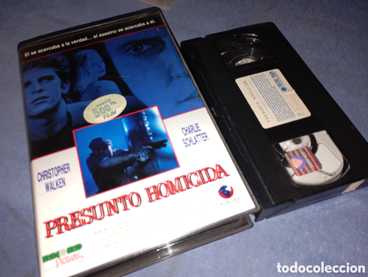 Cine: Presunto homicida - vhs- descatalogada - Thriller con psicopata