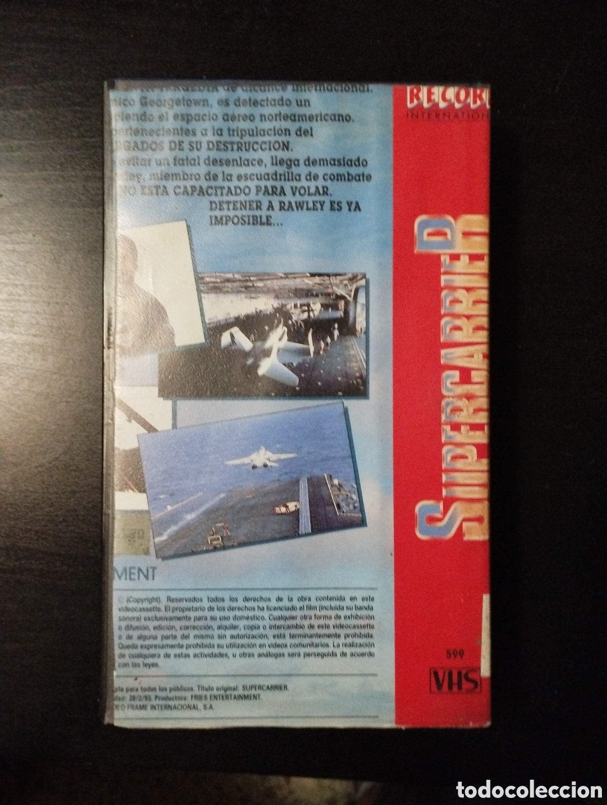 Cine: Supercarrier. VHS. Robert Hooks. - Foto 3