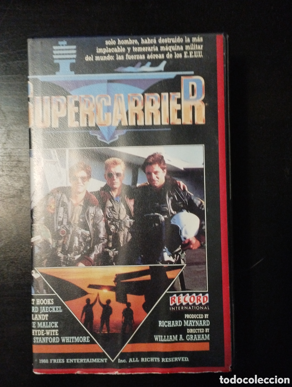 Cine: Supercarrier. VHS. Robert Hooks. - Foto 1