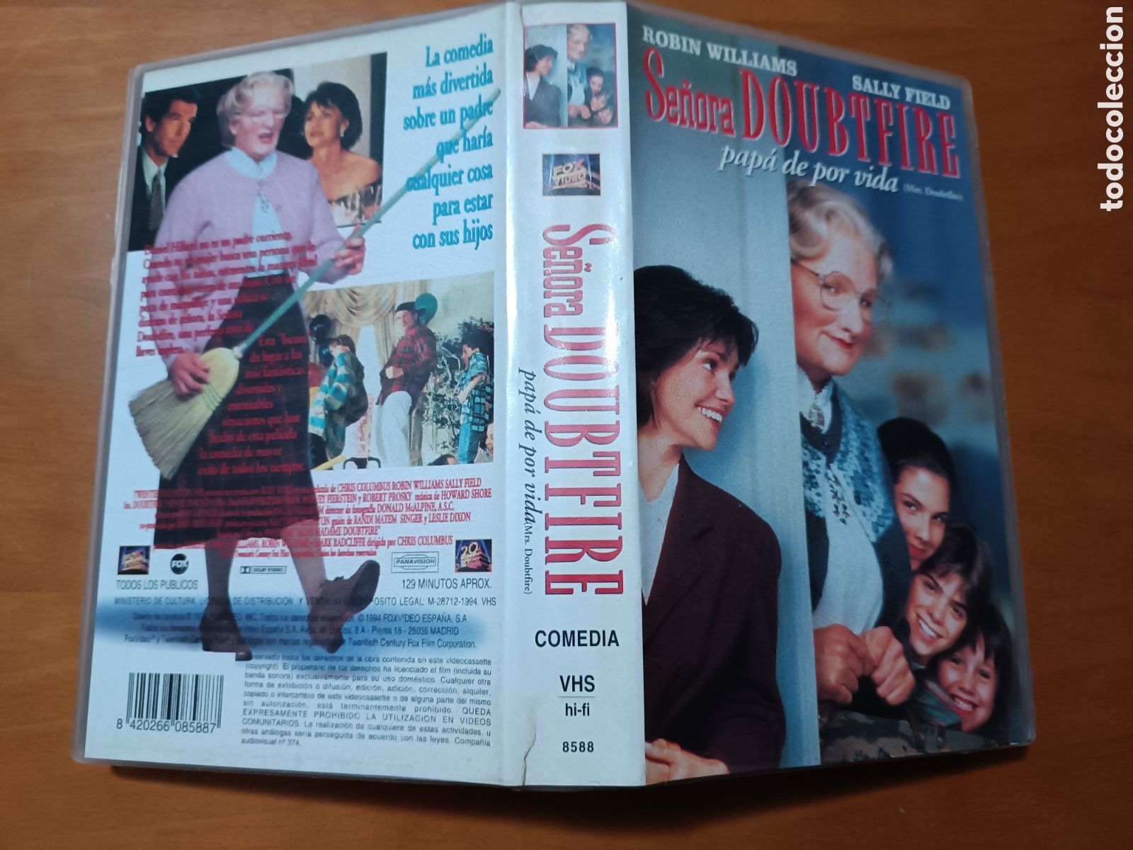 Cine: Se&ntilde;ora doubtfire vhs - Foto 1