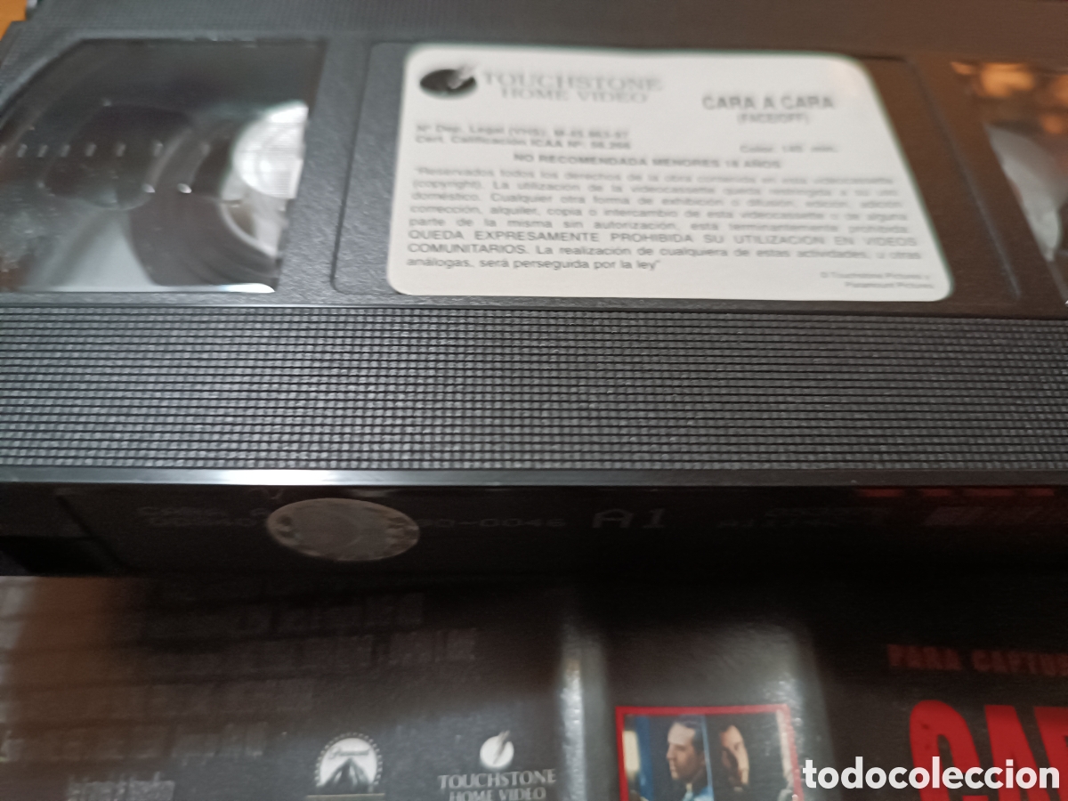 Cine: Cara a cara pel&iacute;cula vhs - Foto 2