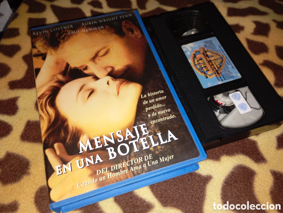 Cine: Mensaje en una botella- vhs- caja grande