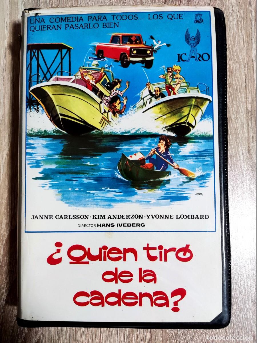 Cin&eacute;ma: VHS - &iquest;QUIEN TIR&Oacute; DE LA CADENA? - Kim Anderzon, Yvonne Lombard, Nils Eklund - COMEDIA