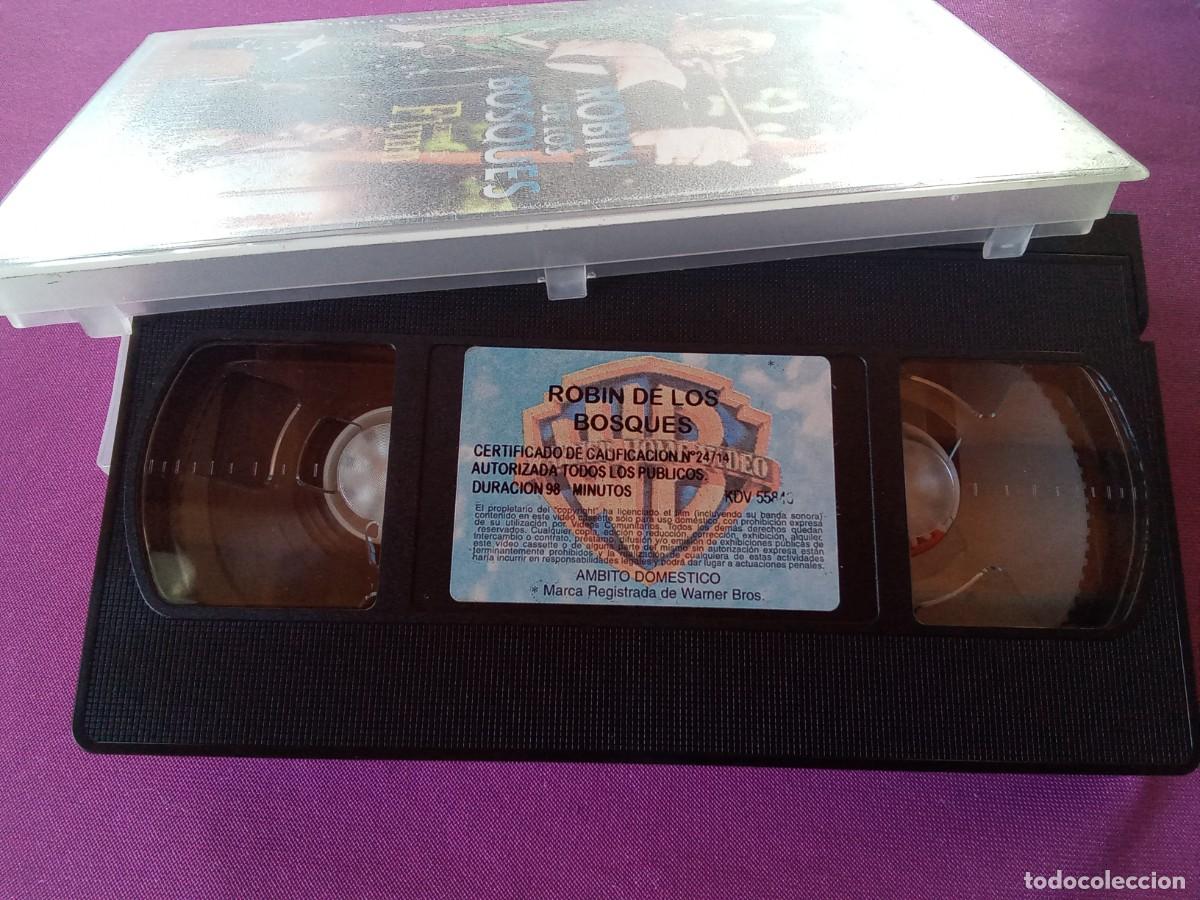 Cine: VHS ROBIN DE LOS BOSQUES EF 2- 4 - Foto 3