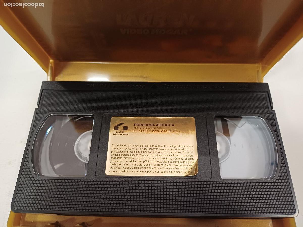 Cine: PODEROSA AFRODITA/WOODY ALLEN/VHS. - Foto 2
