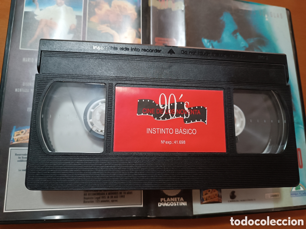 Cine: Instinto b&aacute;sico VHS pel&iacute;cula - Foto 2