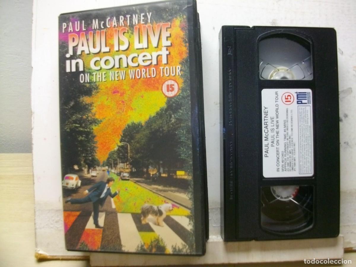Cine: Paul Mccartney-Paul Is Live VIDEO PAL VHS