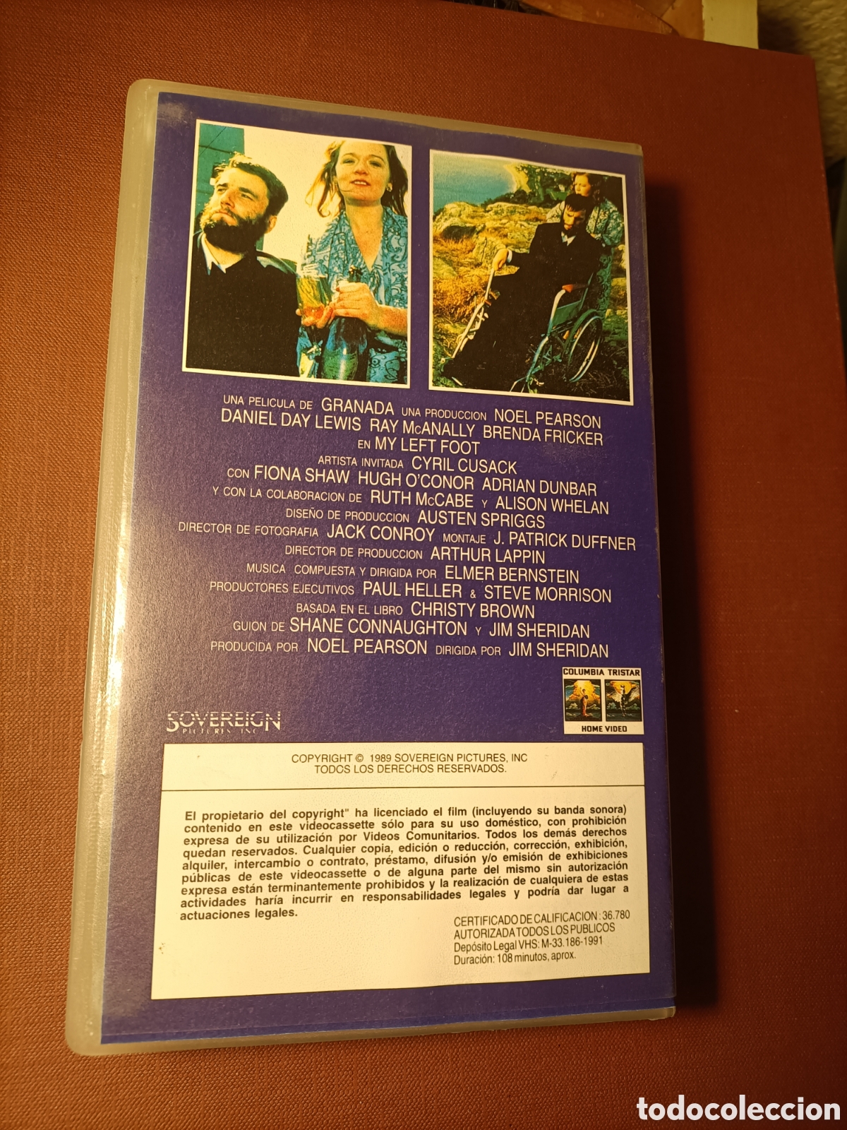 Cine: MI PIE IZQUIERDO-VHS - Foto 3