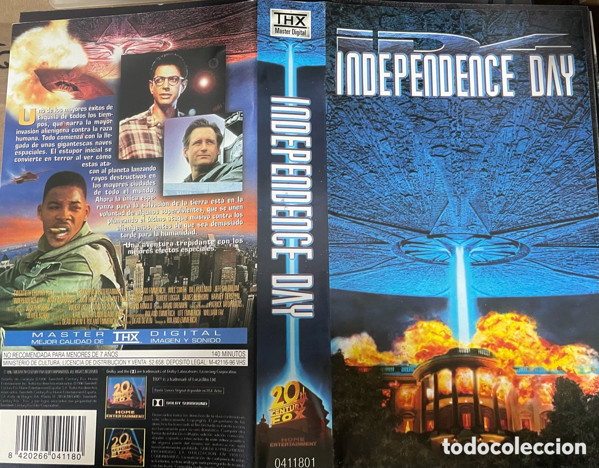 Cine: Independence Day (VHS) - Foto 2
