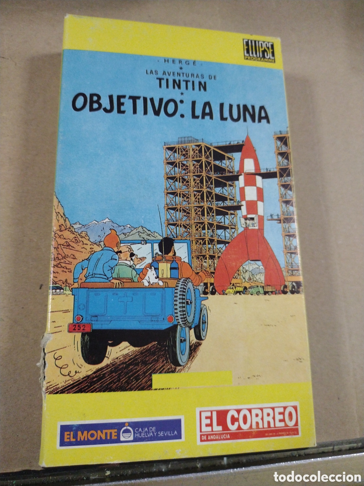 Cine: Tintin Objetivo: La Luna. VHS