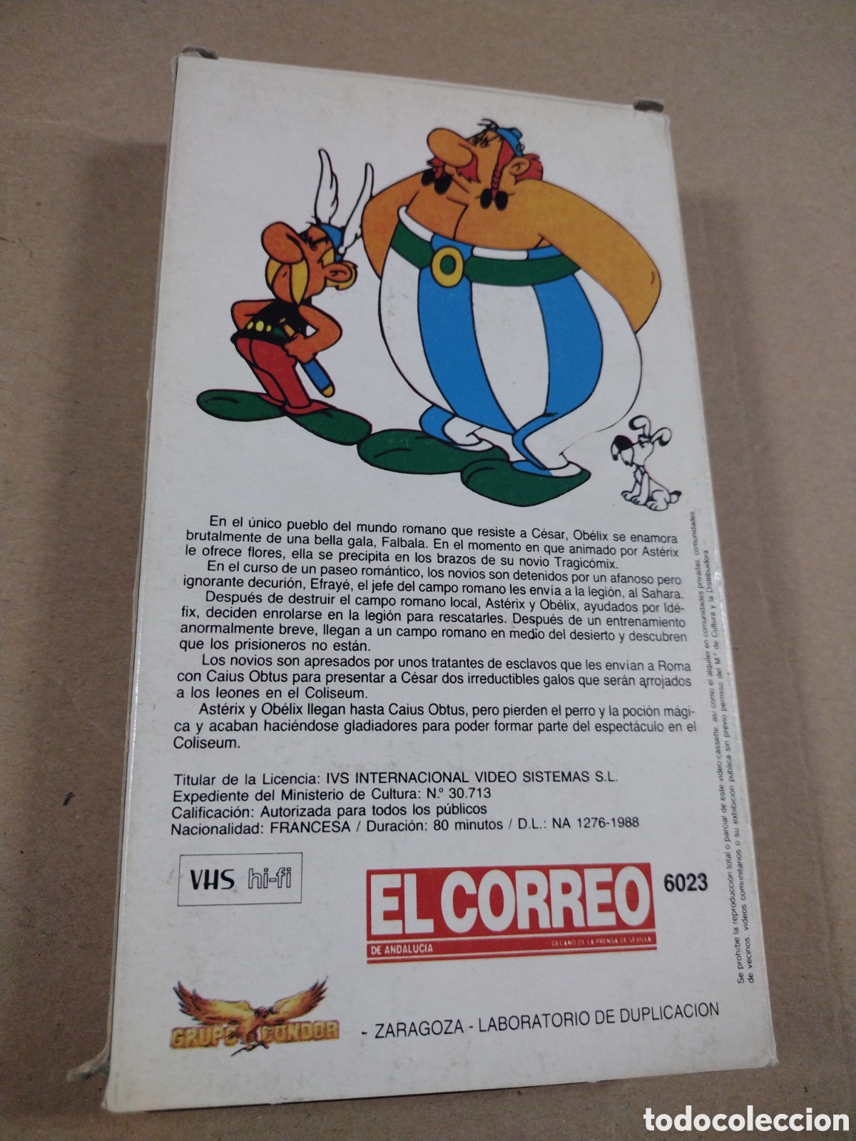 Cine: ASTERIX. La sorpresa del C&eacute;sar. VHS - Foto 2
