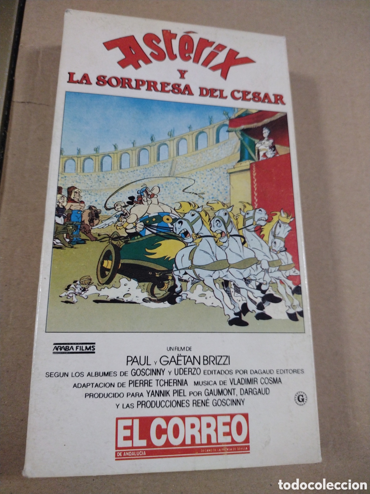 Cine: ASTERIX. La sorpresa del C&eacute;sar. VHS - Foto 1