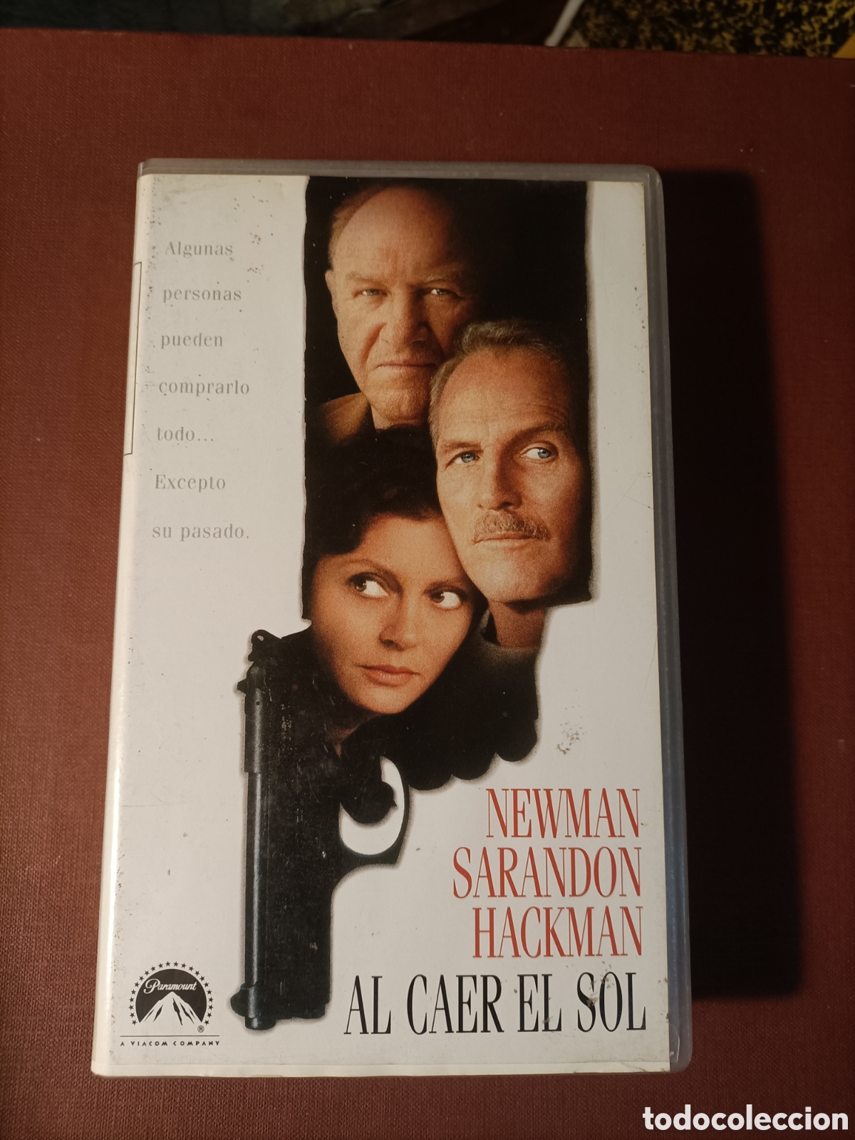 Cine: VHS CG Al caer el sol - Newman, Sarandon, Hackman - Foto 1